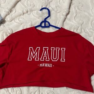 SHEIN Vibrant Red Casual Top